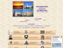 Tablet Screenshot of dioceserimouski.com